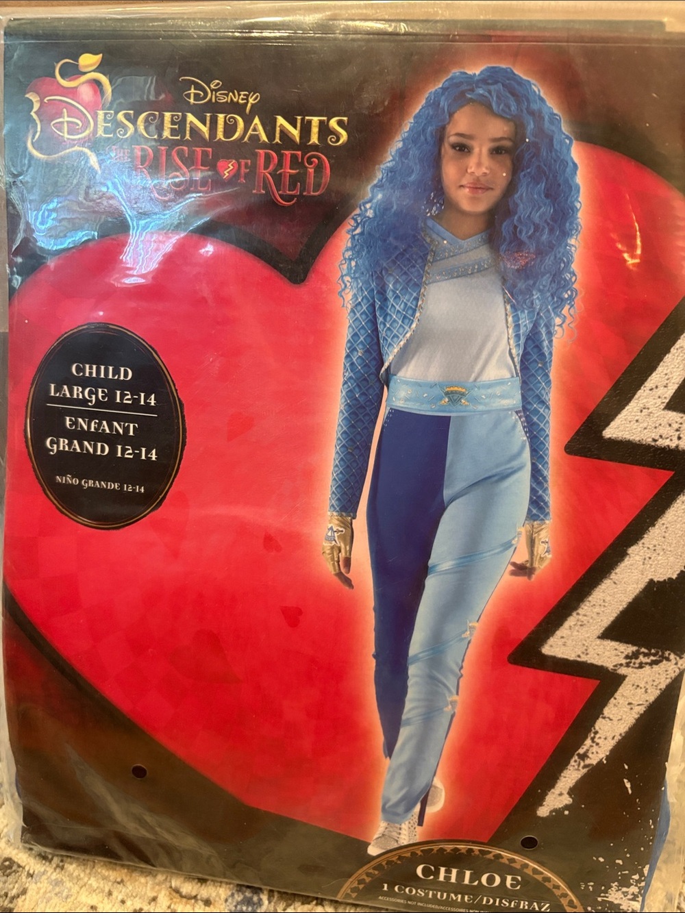 Disney Descendants Rise of Red Chloe Costume in Blue